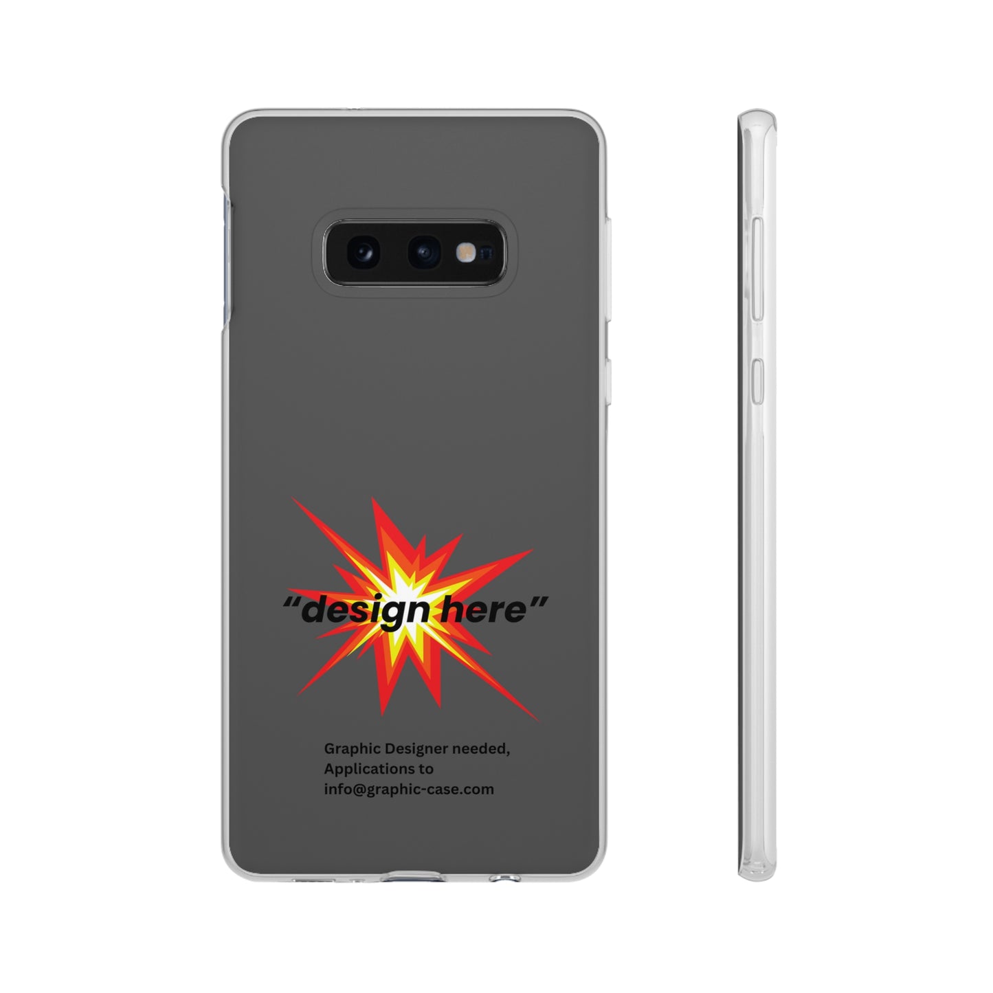 "Design here" High Quality Phone Case