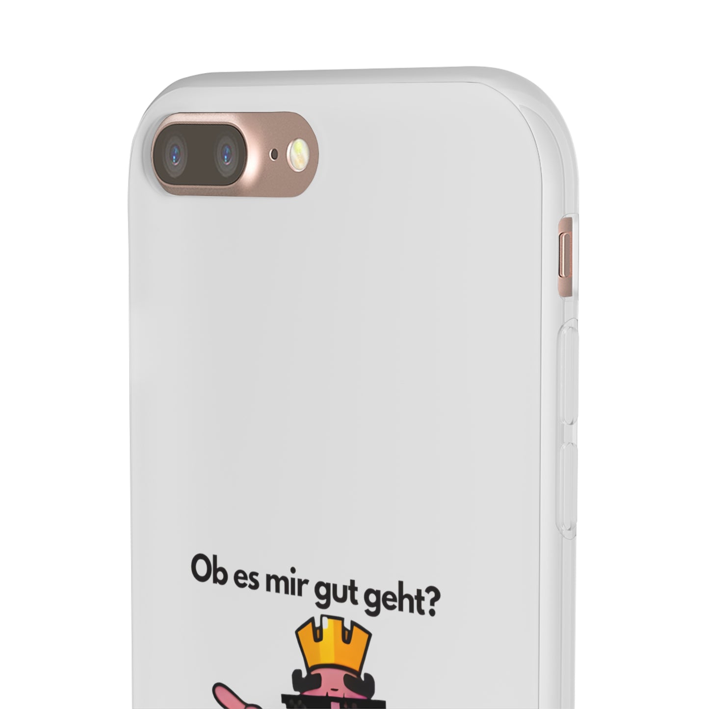 "Ob es mir gut geht? Natürlich... nicht" High Quality Phone Case