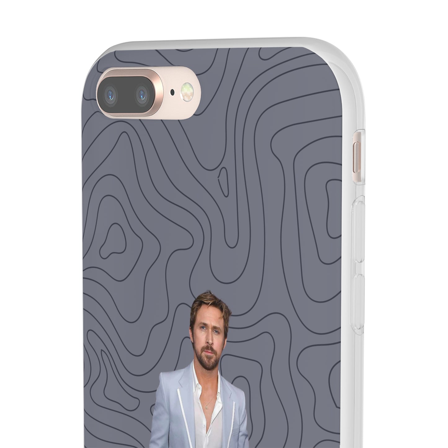 "Ryan Gosling blue" High Quality Phone Case