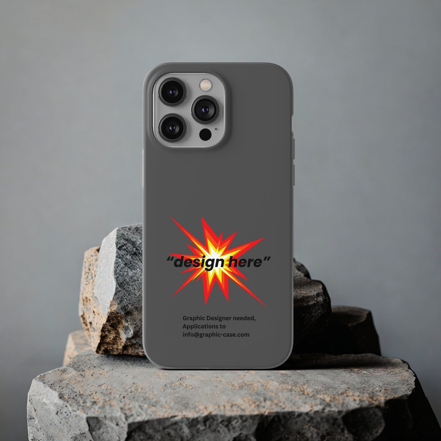 "Design here" High Quality Phone Case