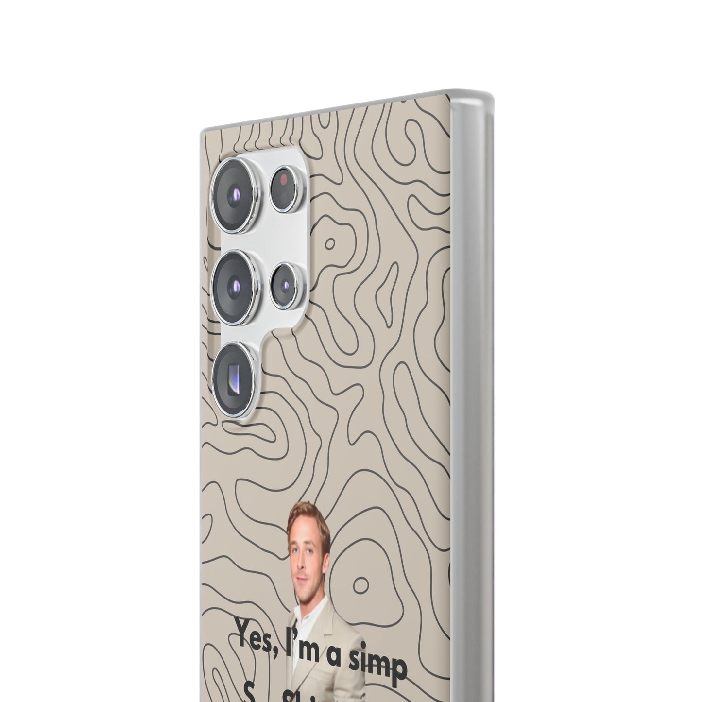 "Yes, I'm a simp" High Quality Phone Case