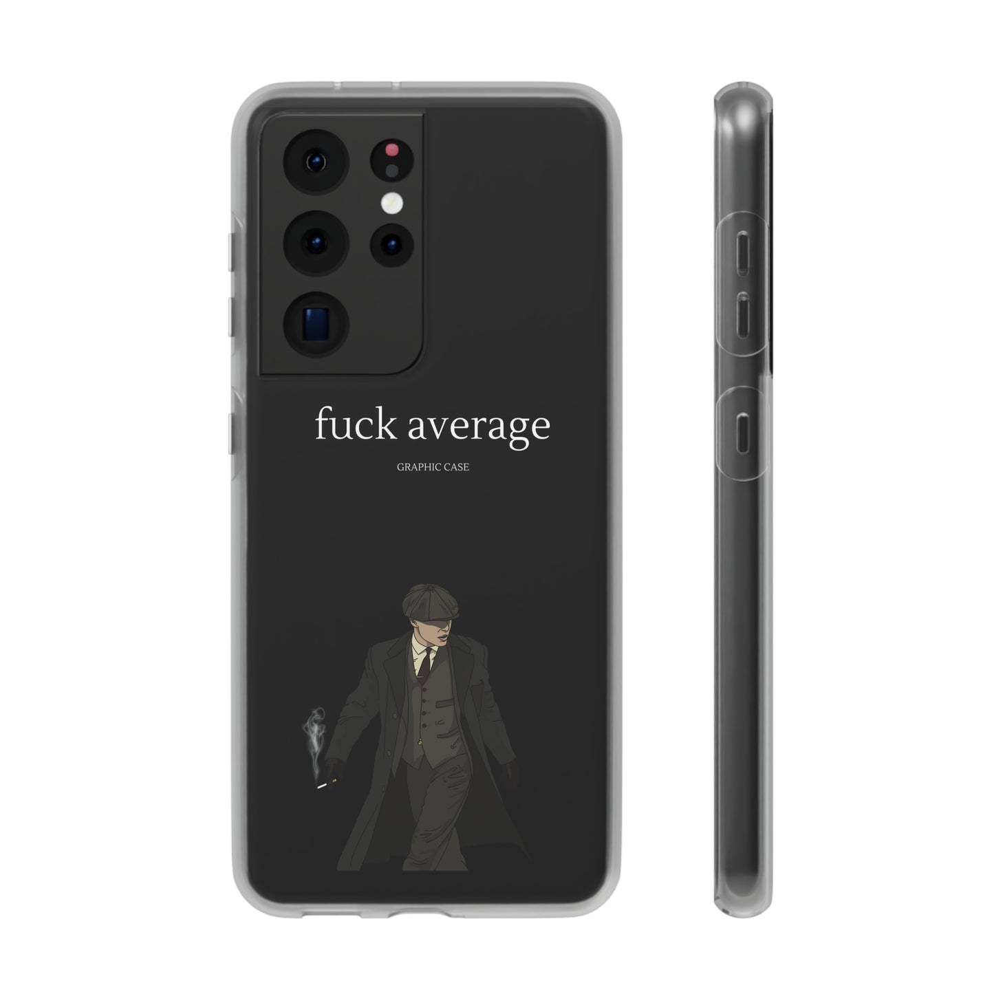 "fuck average" High Quality Phone Case