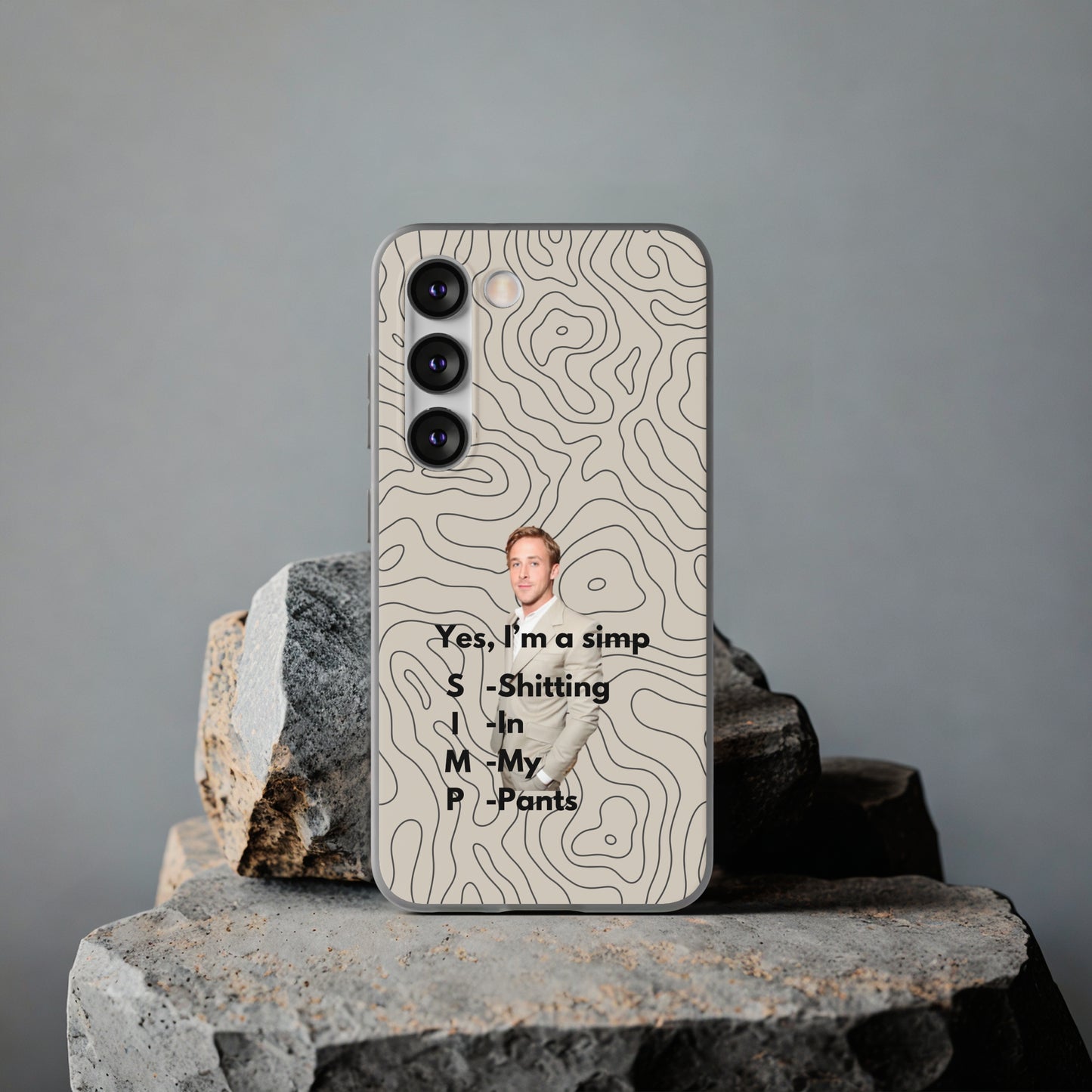 "Yes, I'm a simp" High Quality Phone Case