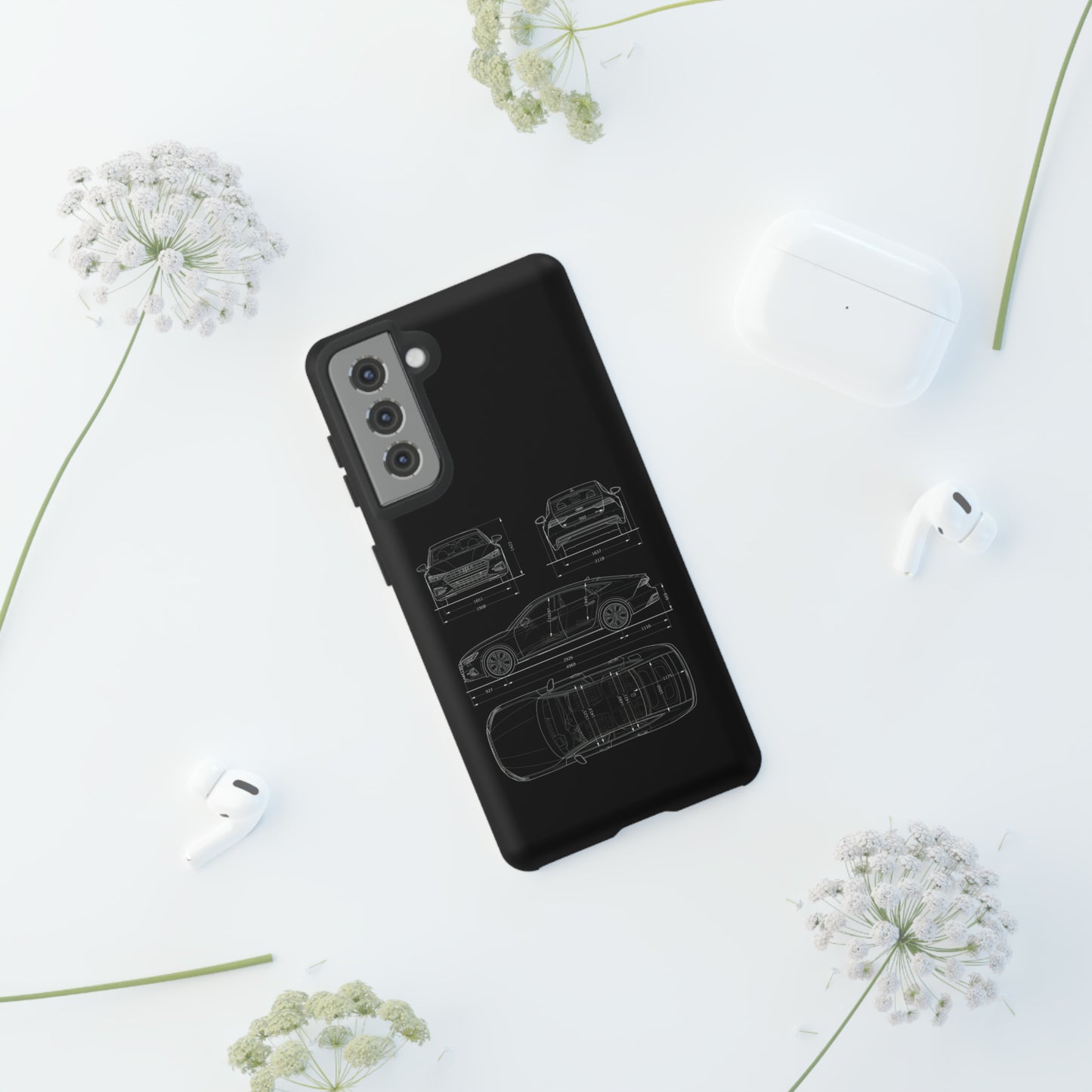 "Car Blueprint RS7" Premium Quality Phone Case