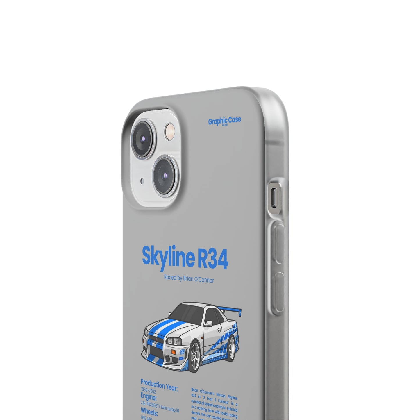 "Skyline R34" High Quality Phone Cases