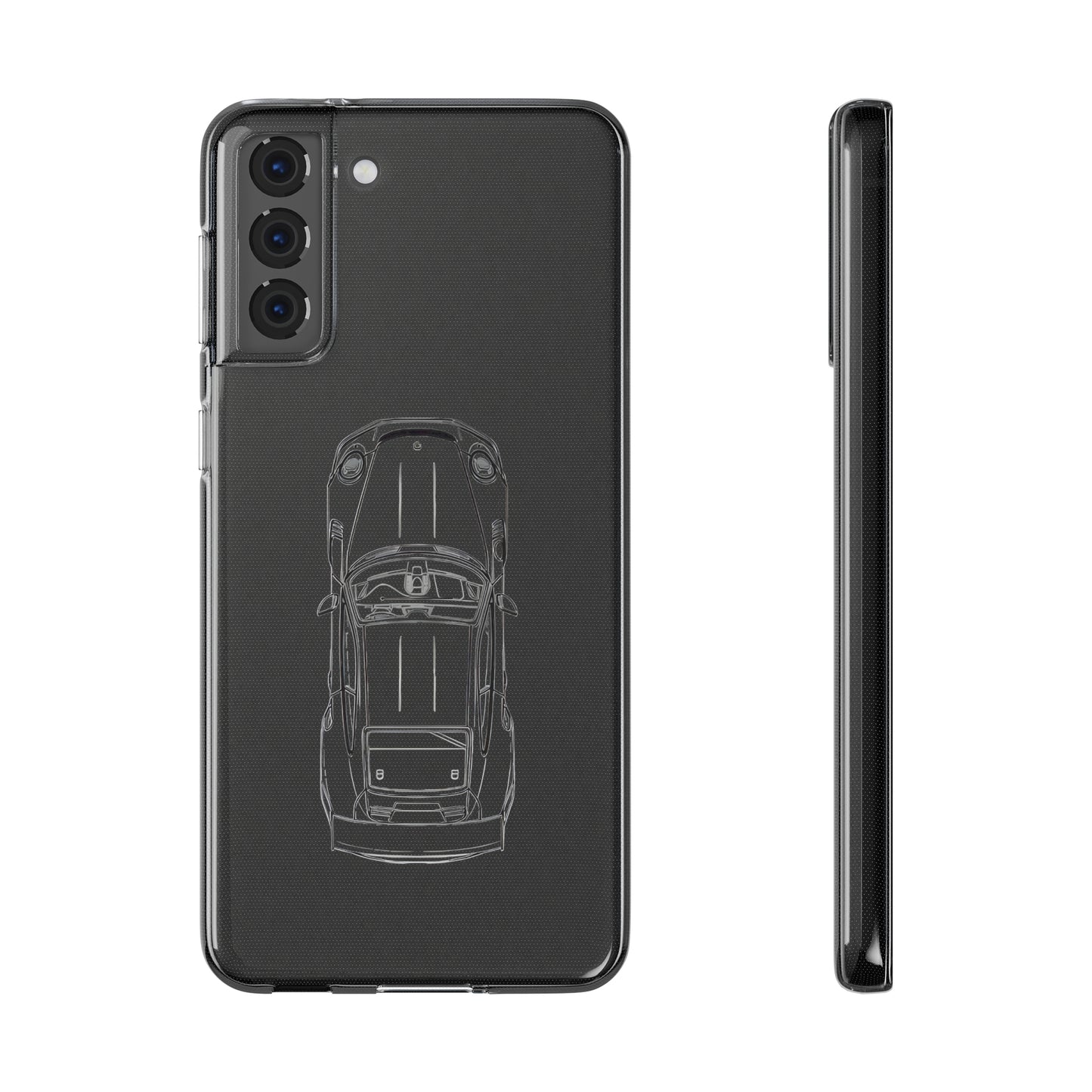 "Car Blueprint" High Quality Phone Case