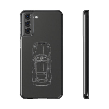 "Car Blueprint" High Quality Phone Case