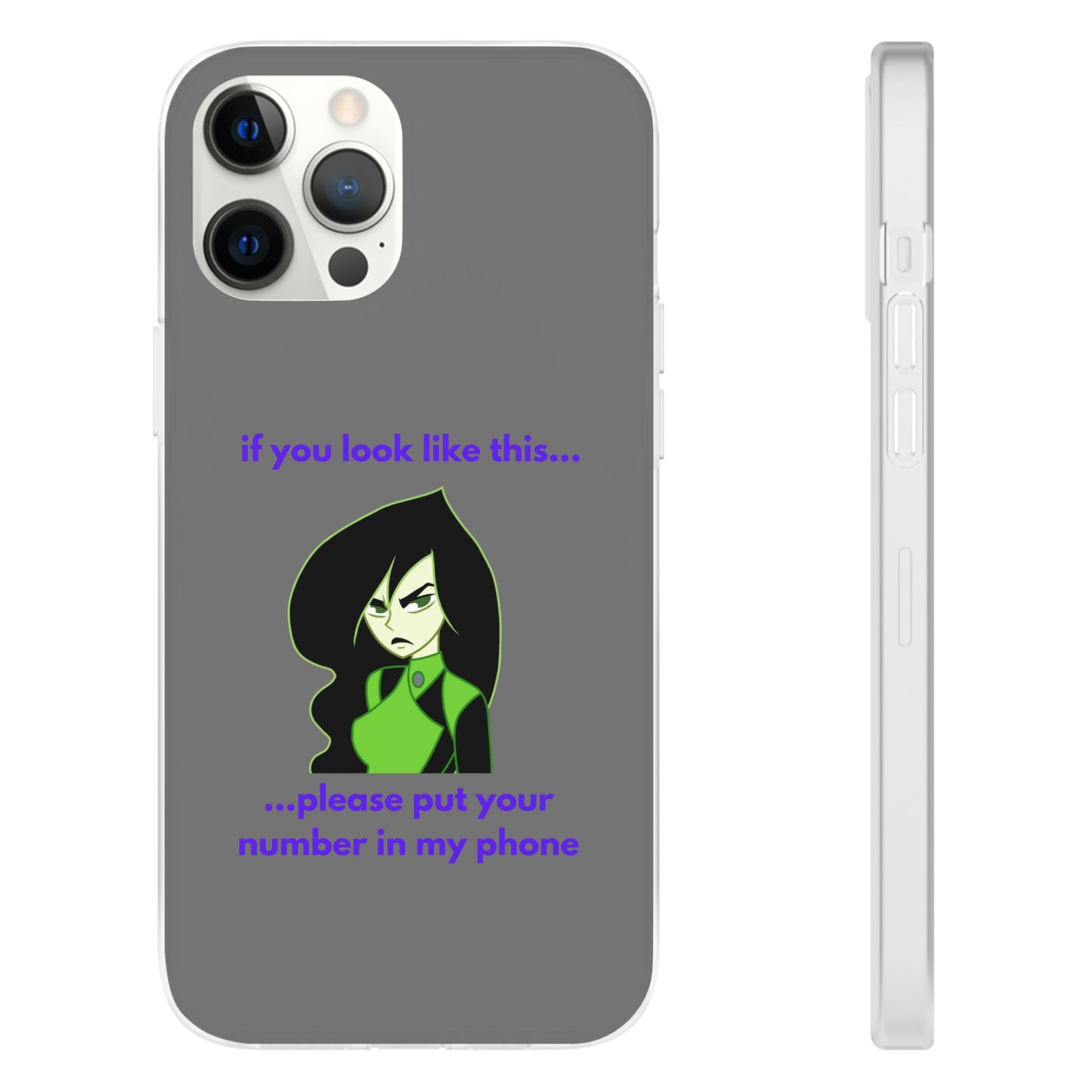 "If you look like this..." High Quality Phone Case