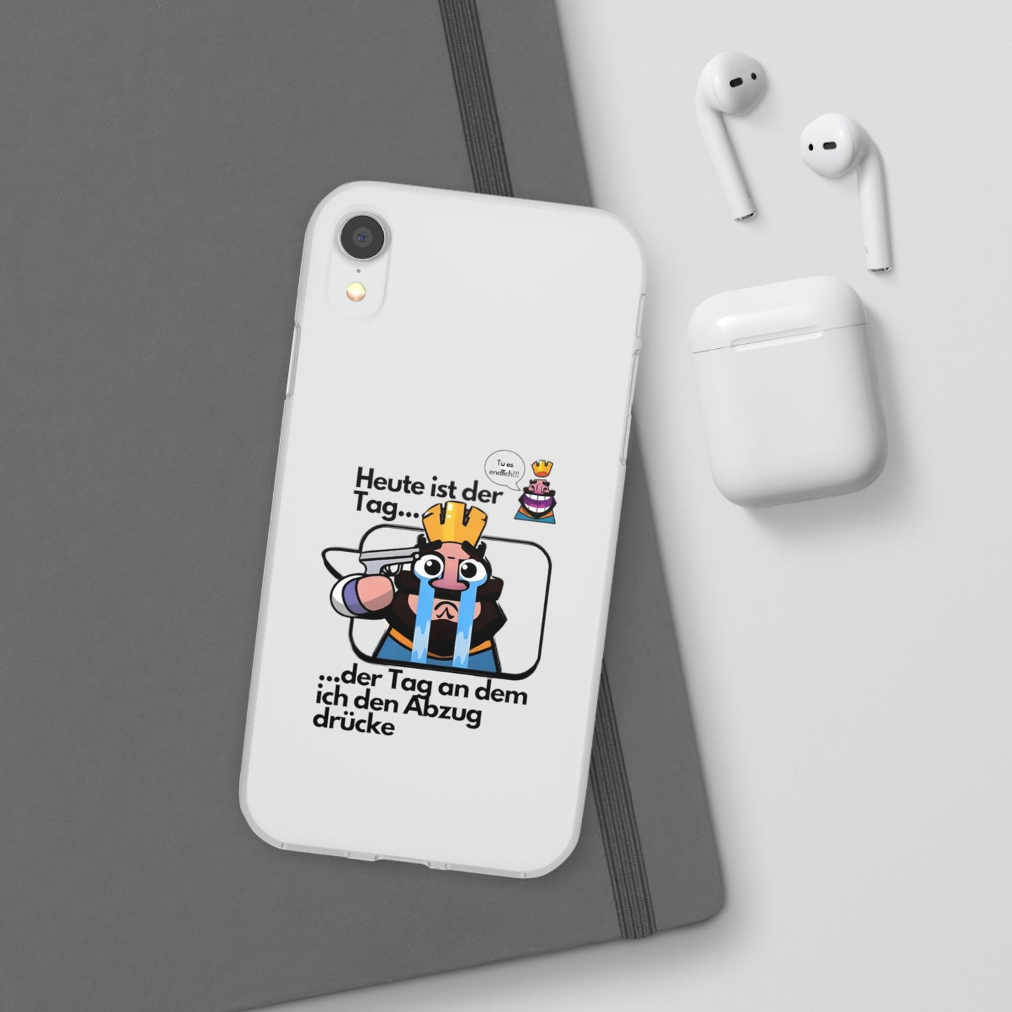 "Heute ist der Tag ... der Tag an dem ich den Abzug drücke" High Quality Phone Case