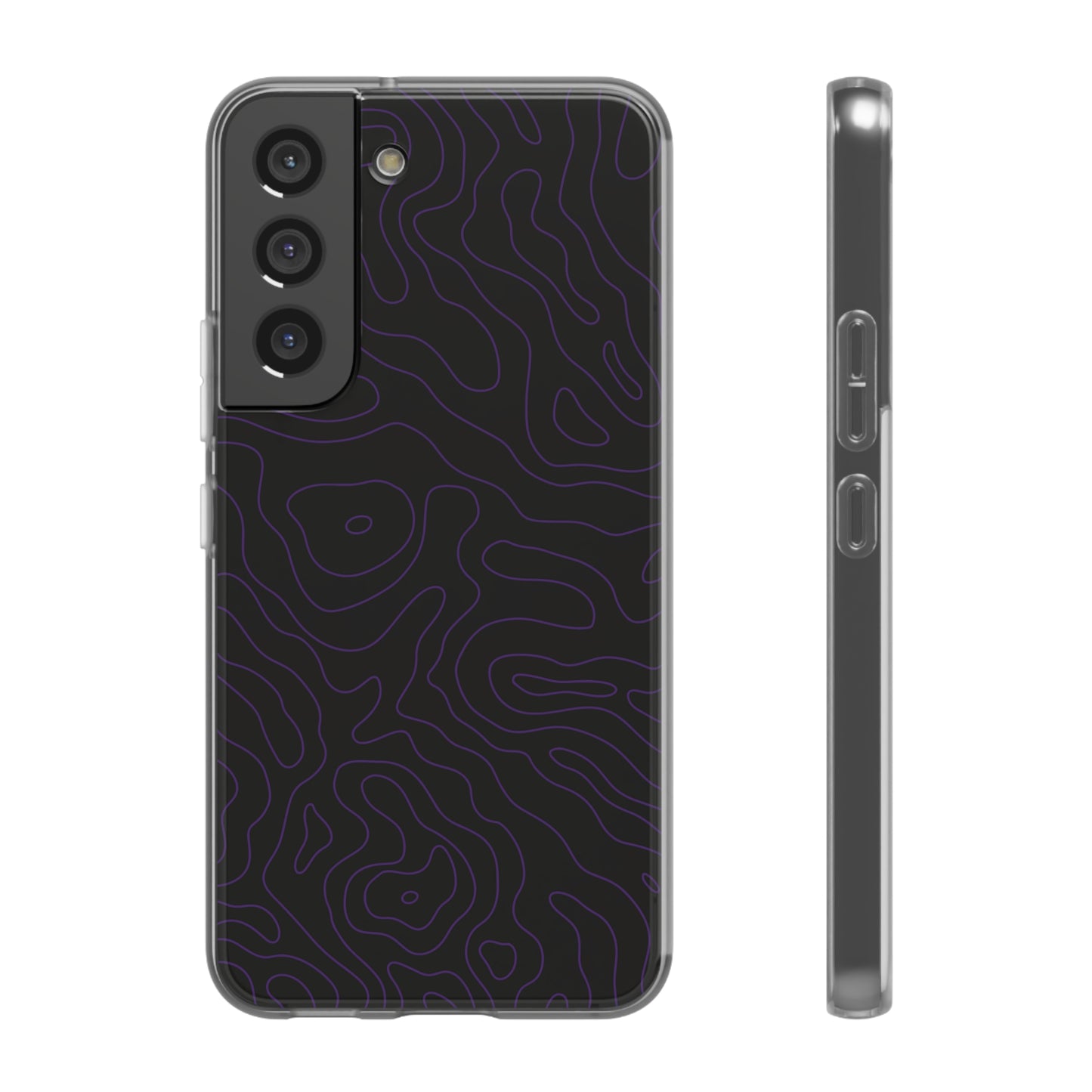 "Purple Topography" High Quality Phone Case