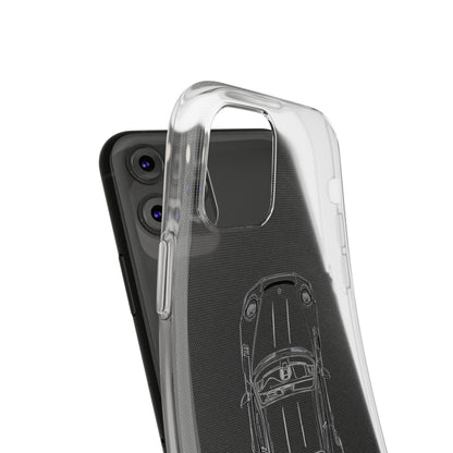 "Car Blueprint" High Quality Phone Case