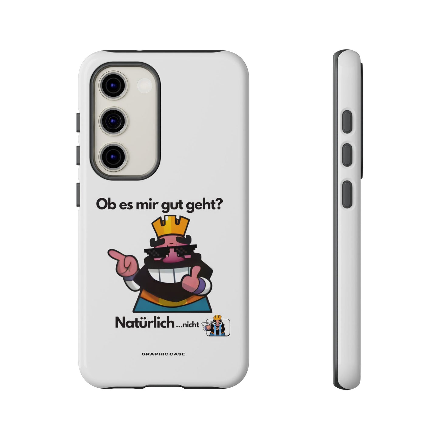 "Ob es mir gut geht?" Premium Quality Phone Case