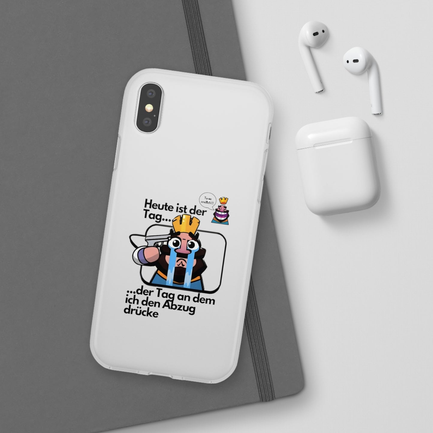 "Heute ist der Tag ... der Tag an dem ich den Abzug drücke" High Quality Phone Case