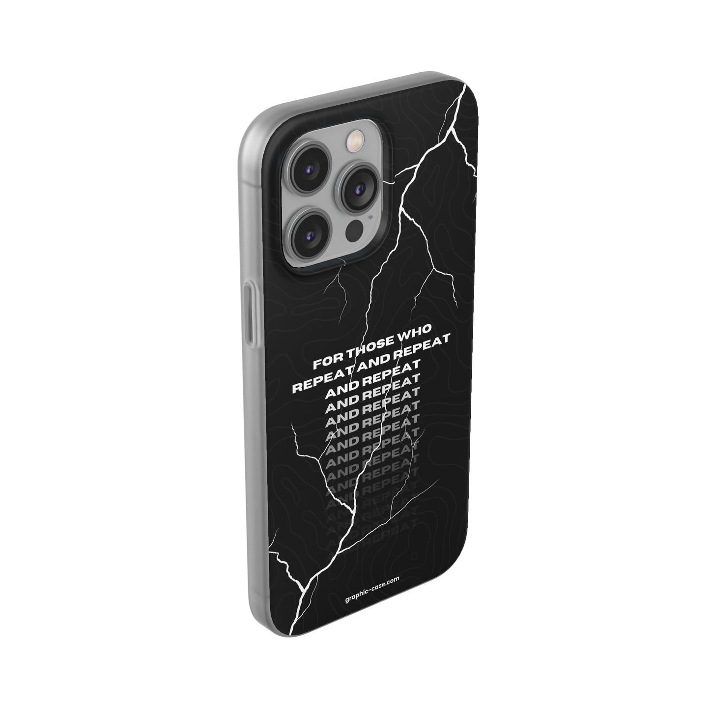 "For those who repeat and repeat..." High Quality Phone Case