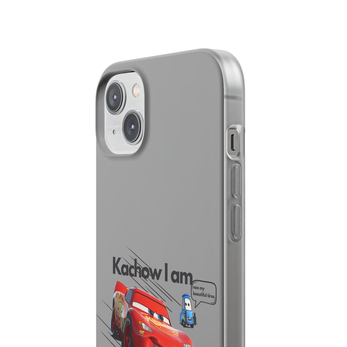 "Kachow into a tree" High Quality Phone Case