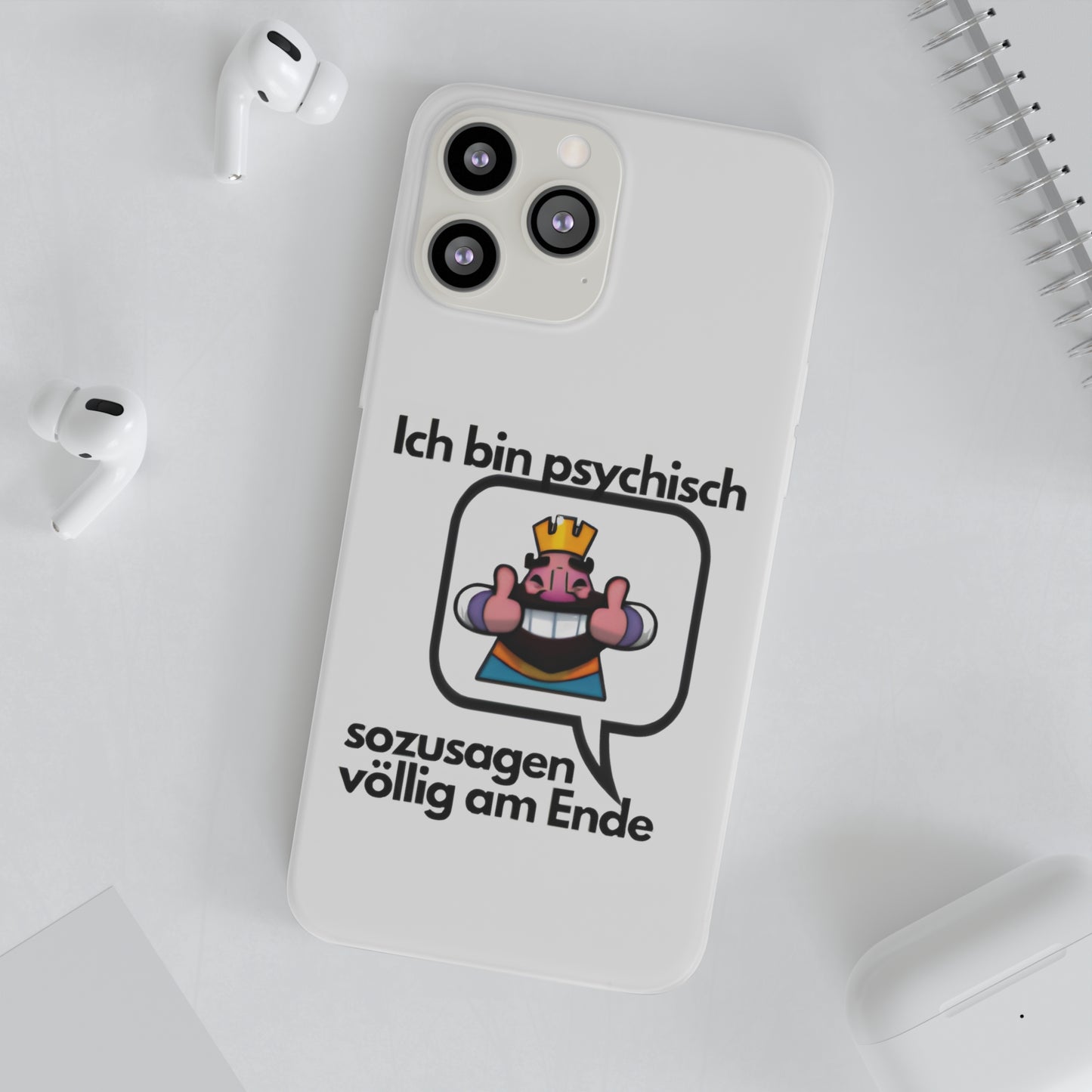 "Ich bin psychisch sozusagen völlig am Ende" High Quality Phone Case