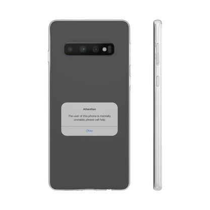 "Attention Notification" High Quality Phone Case