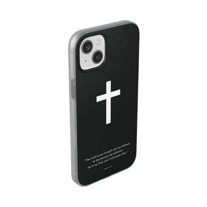 "Exodus 15:2 black edition" High Quality Phone Case