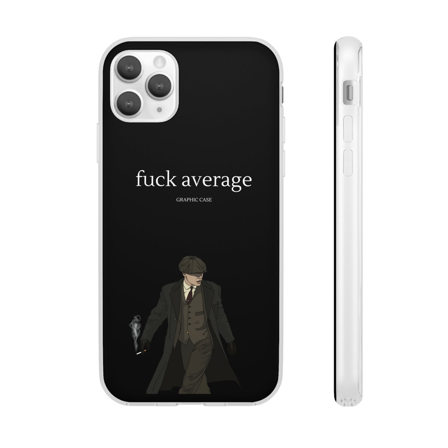 "fuck average" High Quality Phone Case