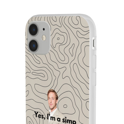 "Yes, I'm a simp" High Quality Phone Case