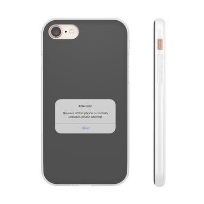 "Attention Notification" High Quality Phone Case