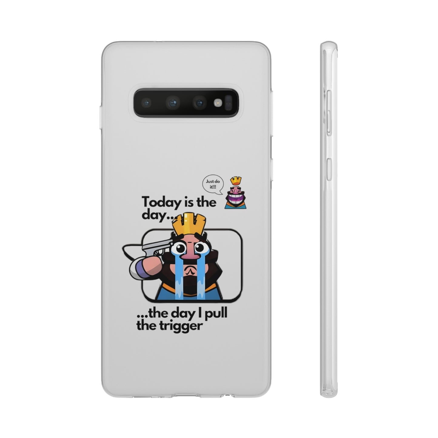 "Today is the day ... the day I pull the trigger" High Quality Phone Case