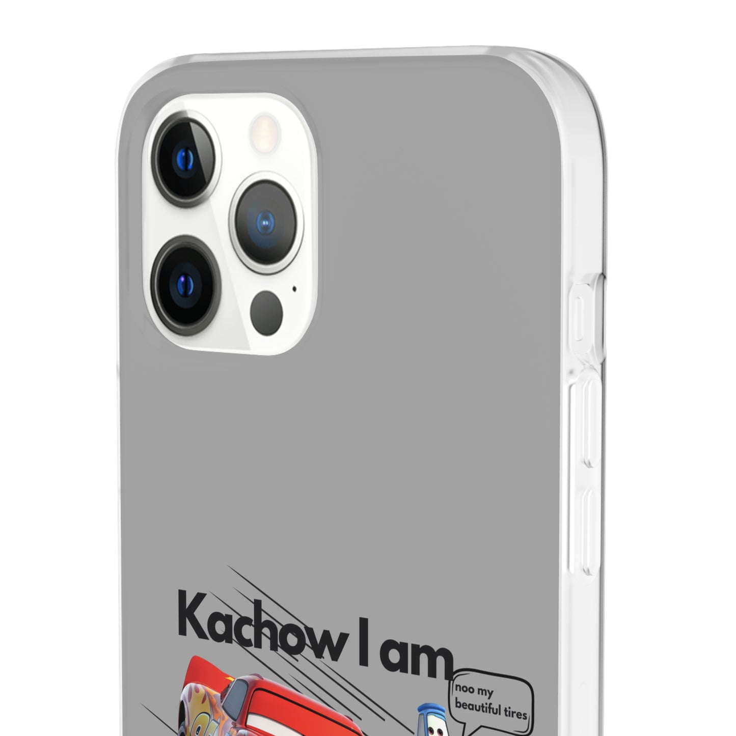 "Kachow into a tree" High Quality Phone Case