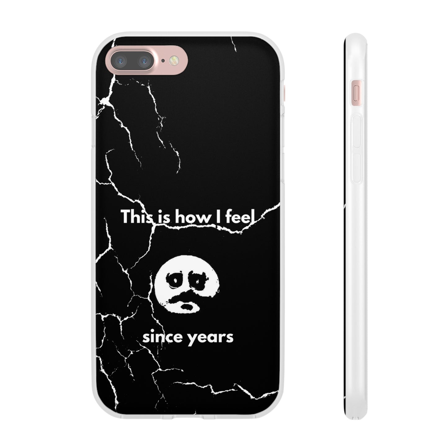 "This is how I feel since years" High Quality Phone Case