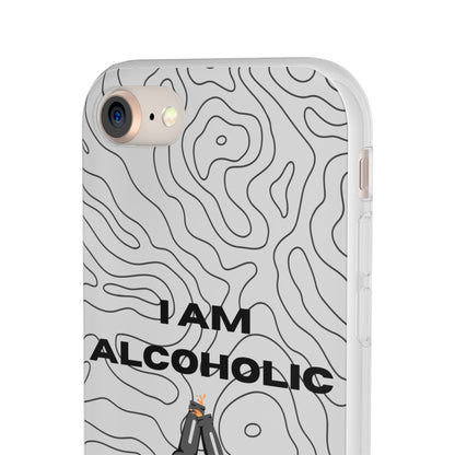 "I am alcoholic" High Quality Phone Case