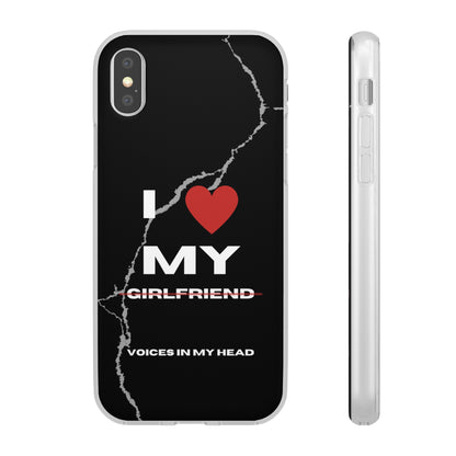 "I love my voices in my head" High Quality Phone Case