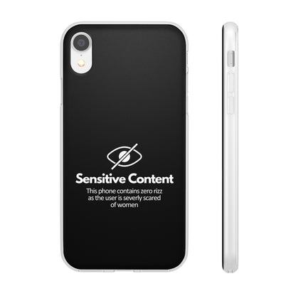 "Sensitive Content" High Quality Phone Case