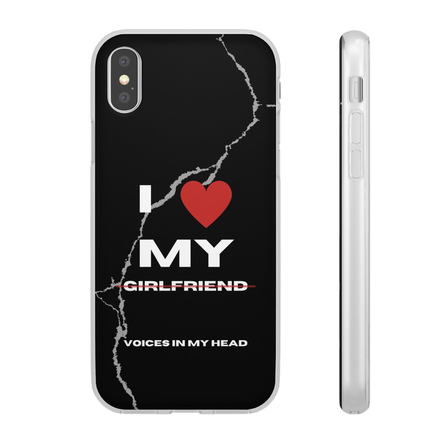 "I love my voices in my head" High Quality Phone Case