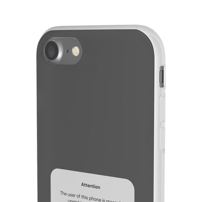 "Attention Notification" High Quality Phone Case