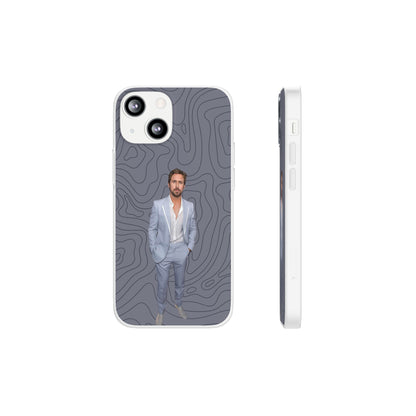 "Ryan Gosling blue" High Quality Phone Case