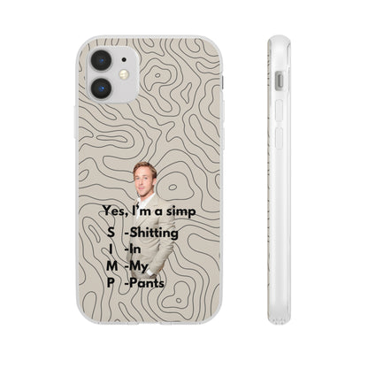 "Yes, I'm a simp" High Quality Phone Case