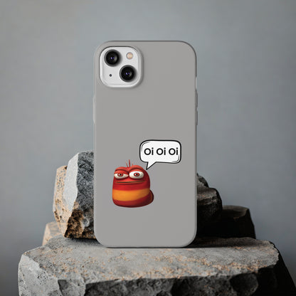 "Oi Oi Oi Red Larva" High Quality Phone Case