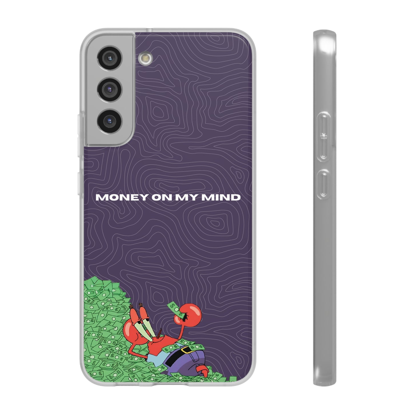 "Money on my mind" High Quality Phone Case