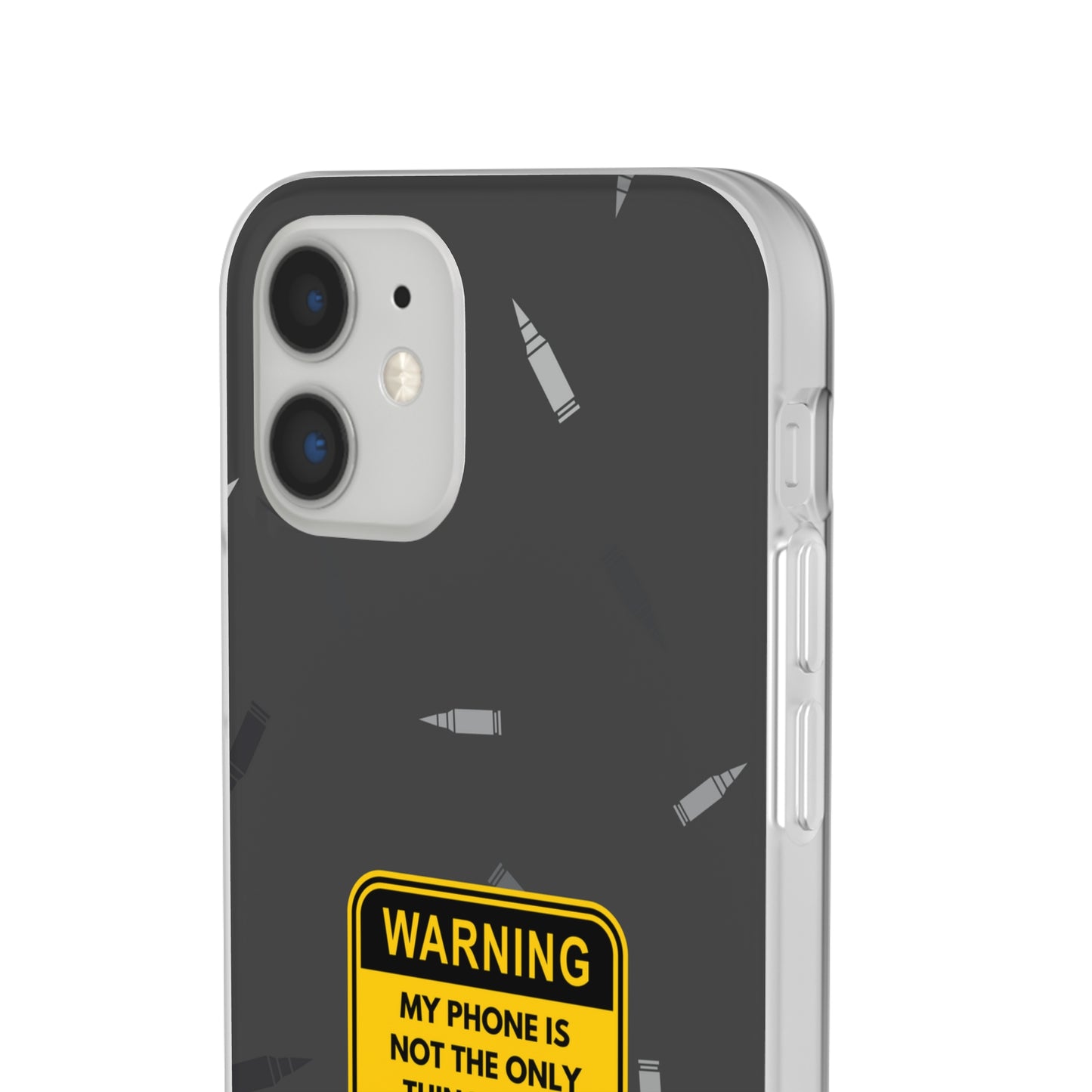 "Warning, my phone is not the only thing in my pocket" High Quality Phone Case