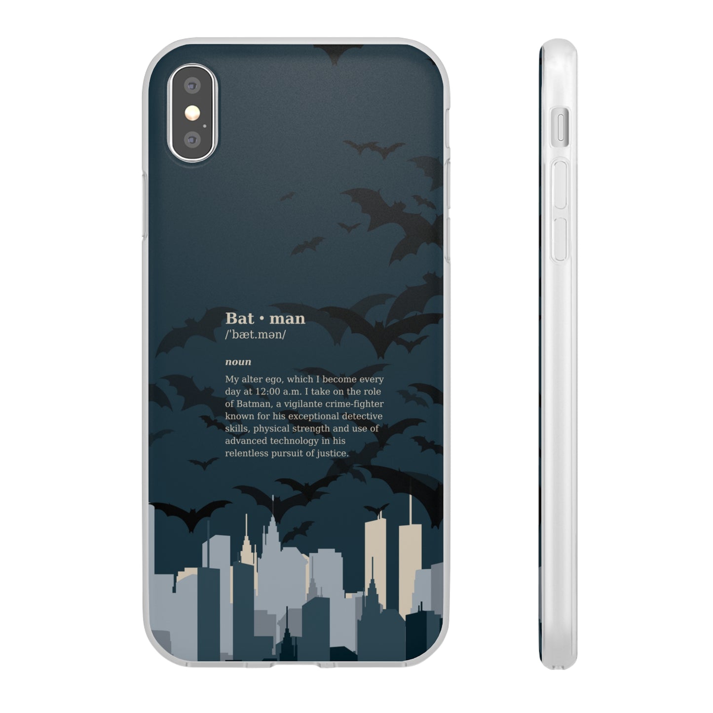 "Batman Definition" High Quality Phone Case