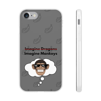 "Imagine Monkeys" High Quality Phone Case