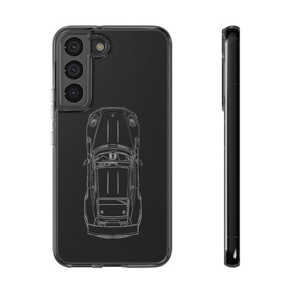 "Car Blueprint" High Quality Phone Case