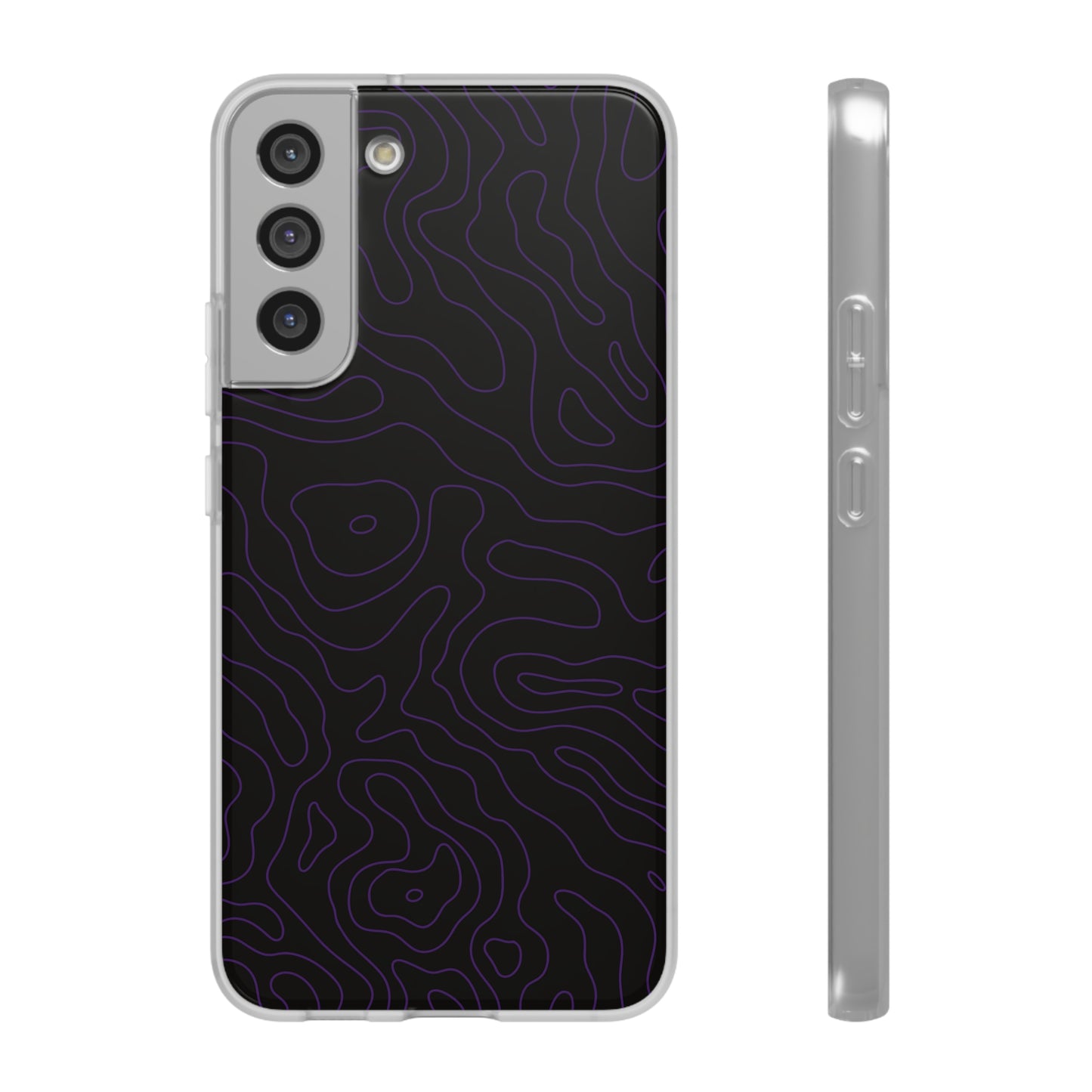 "Purple Topography" High Quality Phone Case