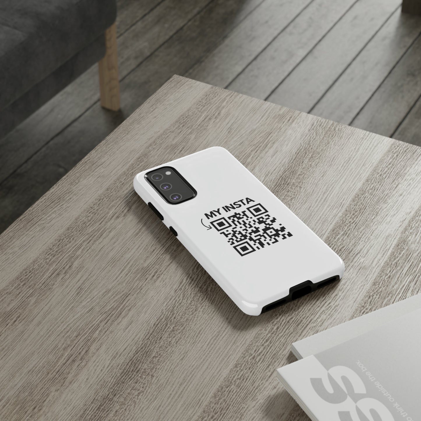 "Scan for Rick Roll" Premium Quality Phone Case