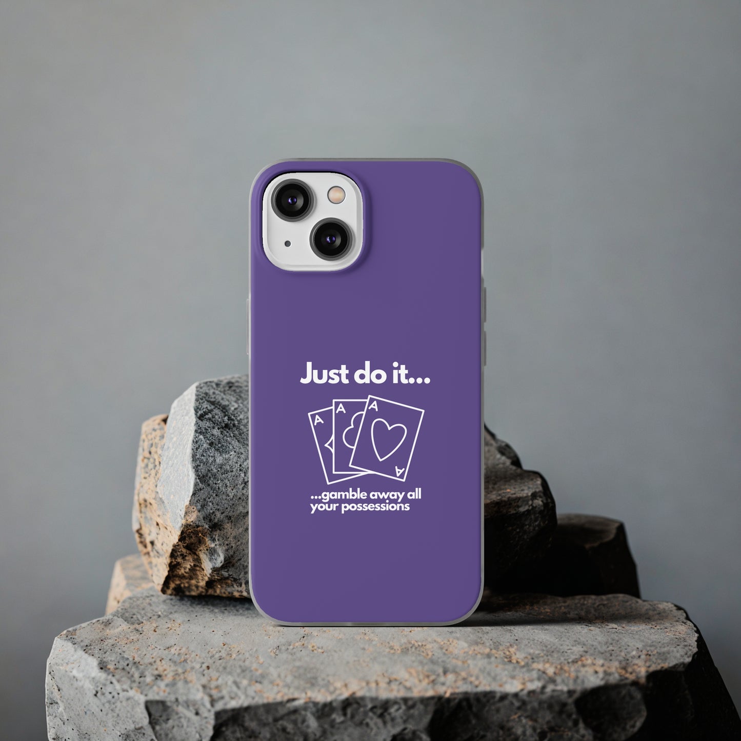 "Just do it... gamble" High Quality Phone Case