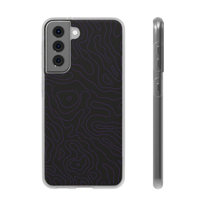 "Purple Topography" High Quality Phone Case