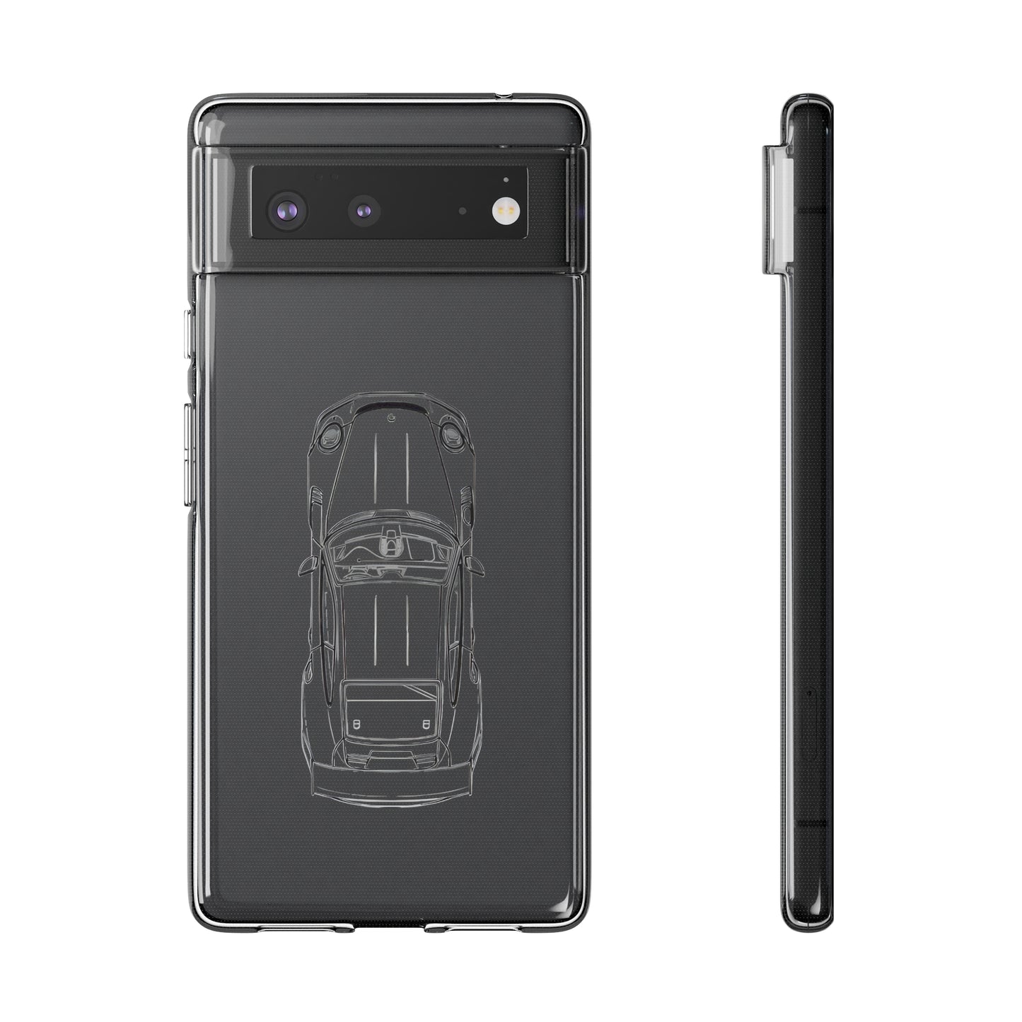 "Car Blueprint" High Quality Phone Case