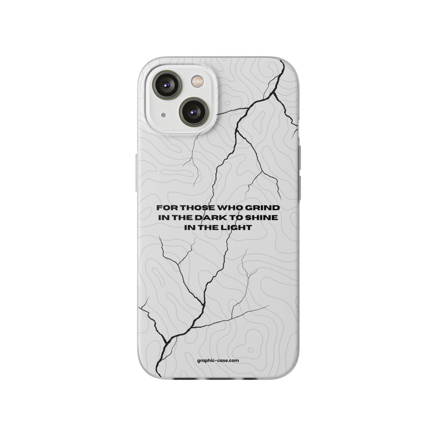 "For those who grind in the dark to shine in the light" High Quality Phone Cases