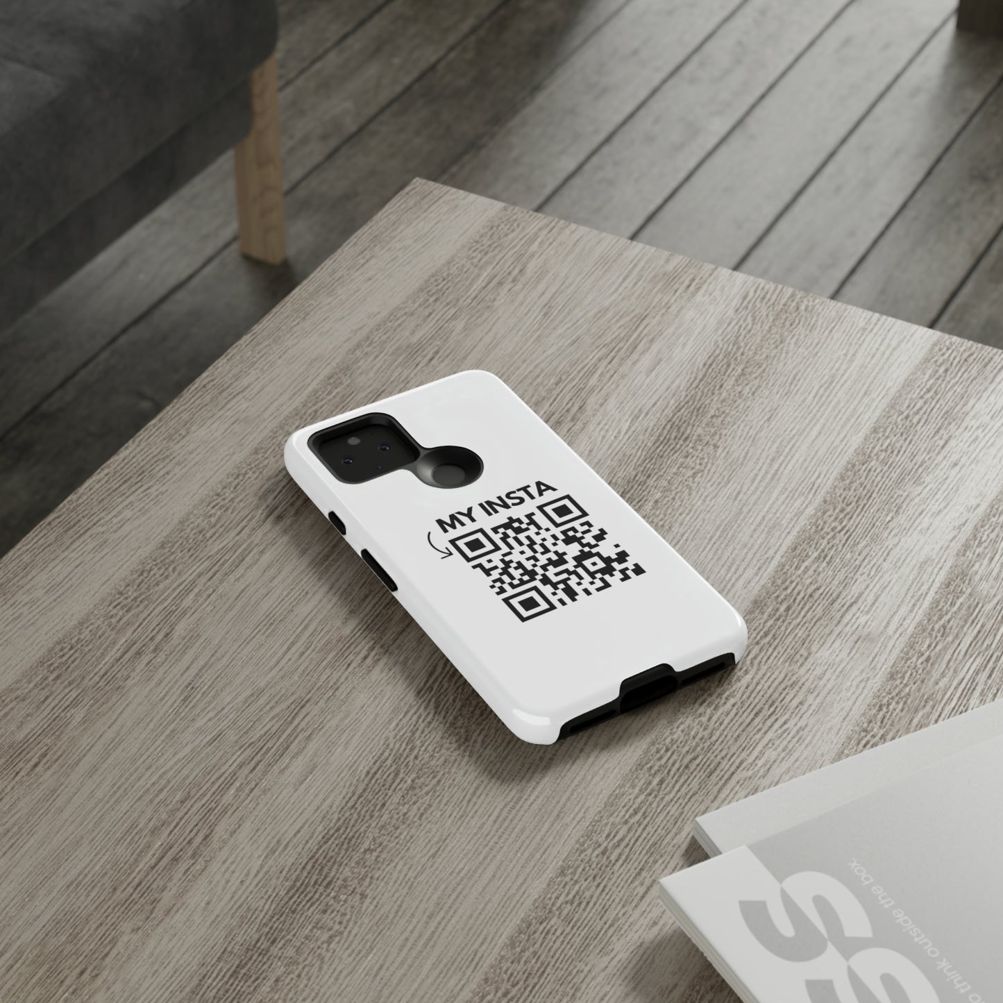 "Scan for Rick Roll" Premium Quality Phone Case