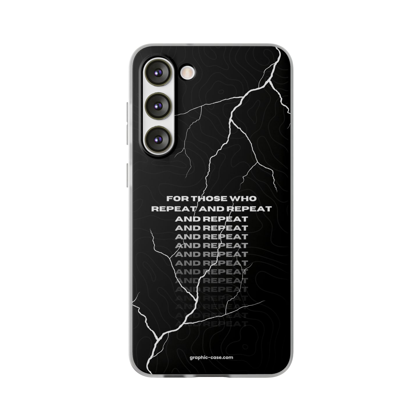 "For those who repeat and repeat..." High Quality Phone Case