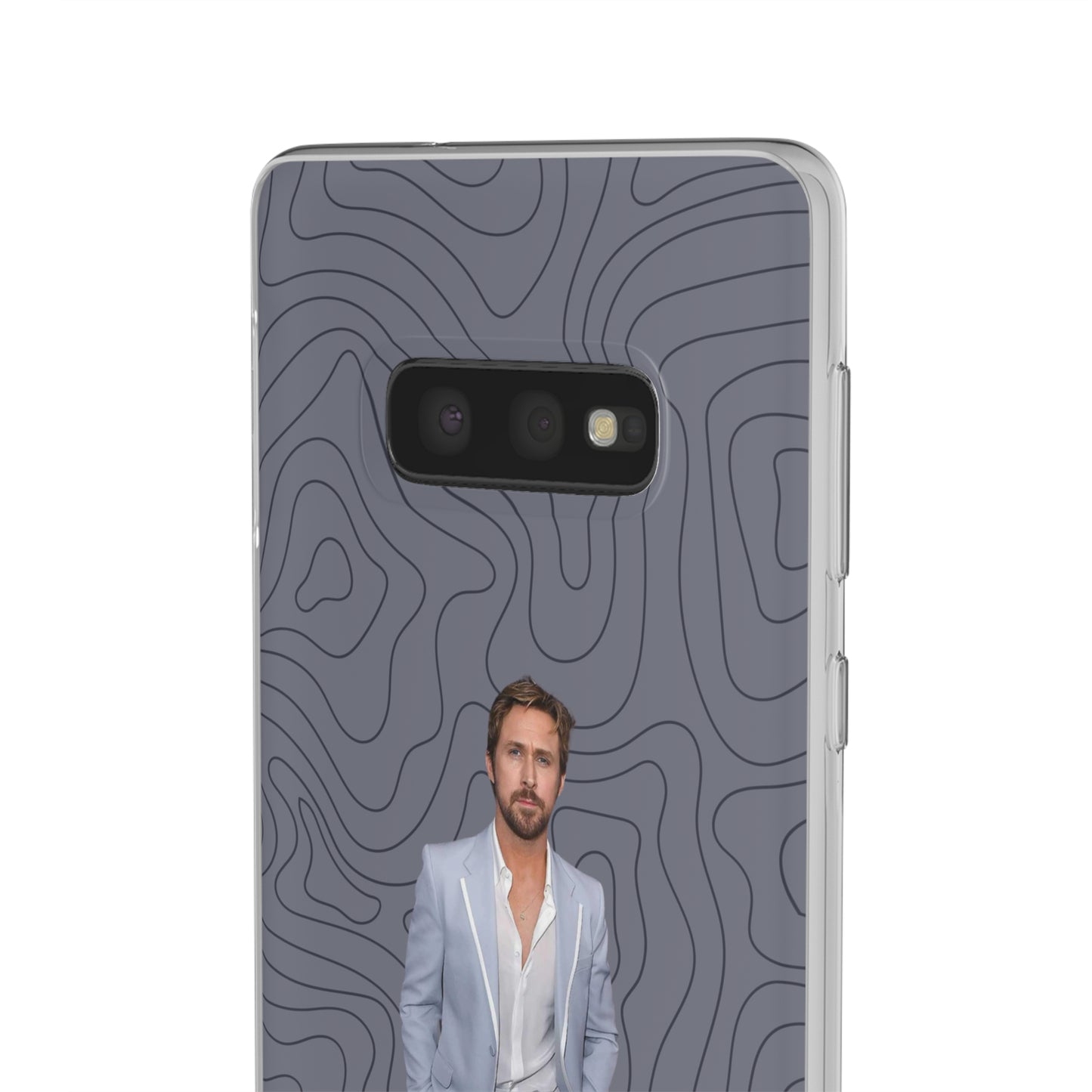 "Ryan Gosling blue" High Quality Phone Case